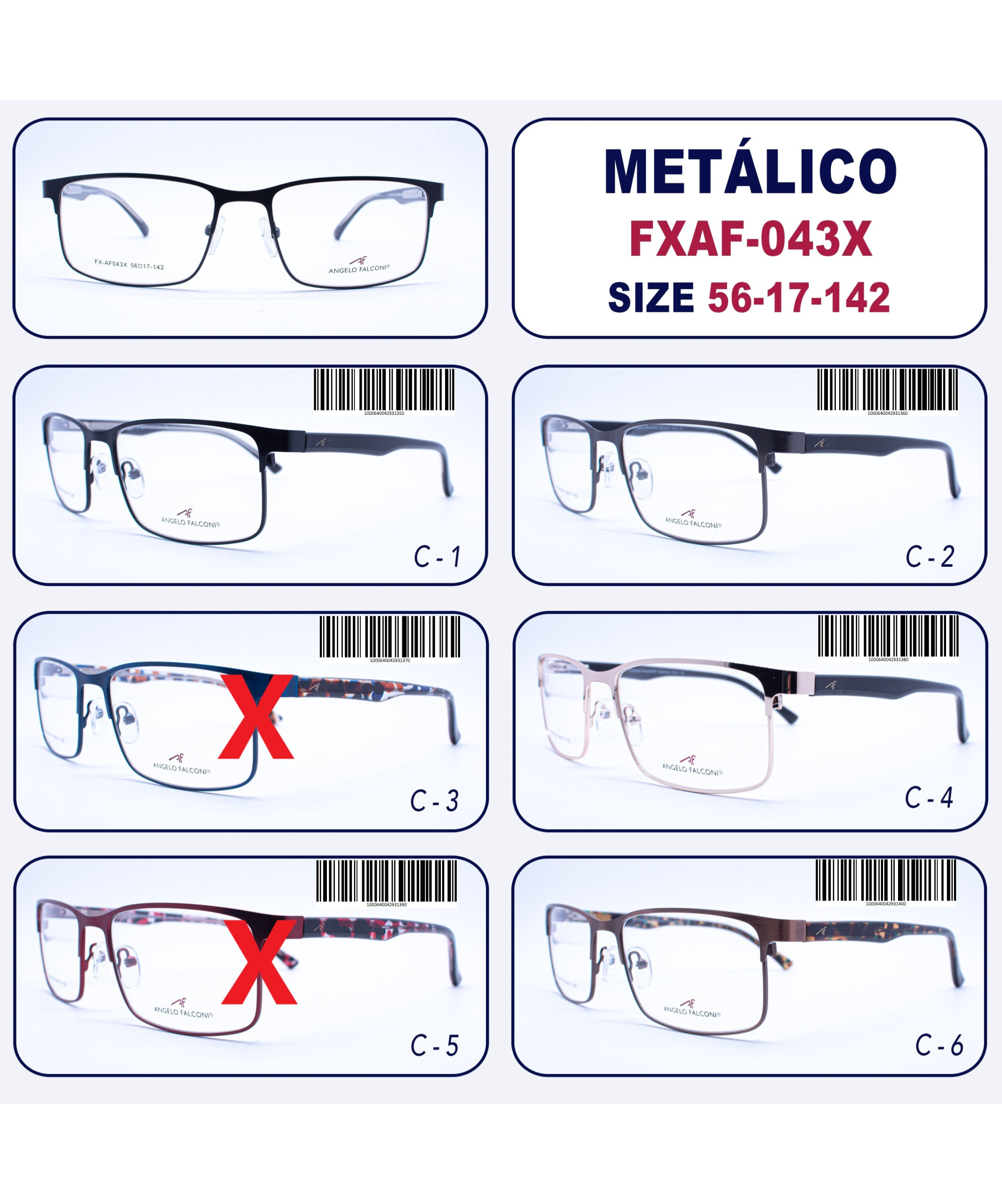 ANGELO FALCONI Metalico (FXAF-43X) - Imagen 2